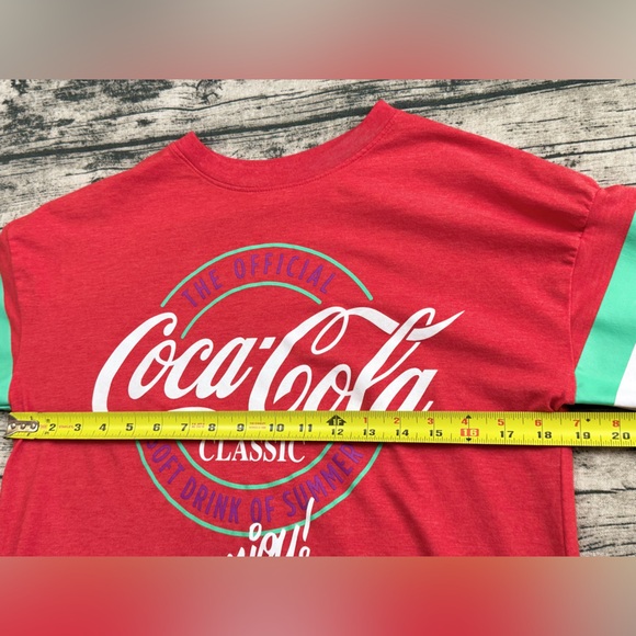 Coca Cola Classic Women’s T-shirt, Short Sleeve, Red Size XS - Picture 6 of 8
